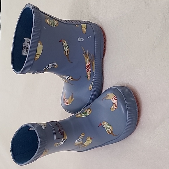 joules Super Cute Otter Rain Boots Toddler Size 5 - Picture 13 of 15